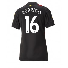 Manchester City Rodri Hernandez #16 Bortedrakt Kvinner 2022-23 Kortermet